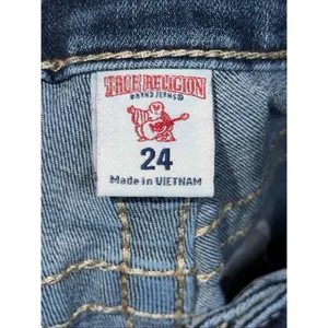 Vintage True Religion Super Skinny Patchwork Jeans‎ thumbnail 3