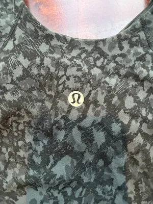 Lululemon Align Tank Top Wild Thing Camo Deep Coal Black Grey Size 6 thumbnail 5