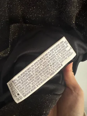 Forever 21 Black Sparkle Mini Dress with Subtle Slit Size Small thumbnail 4
