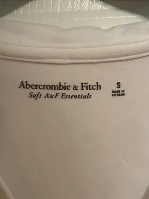 Abercrombie & Fitch Soft A&F Essentials White Polo Tank thumbnail 4