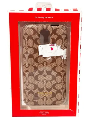 Coach Brown Signature C Samsung Galaxy S4 Hard Shell Case NEW thumbnail 1