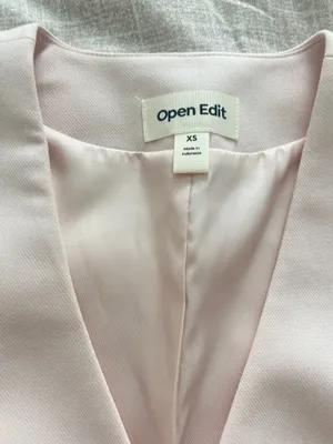 Open Edit Pink Pantsuit Vest Set thumbnail 3