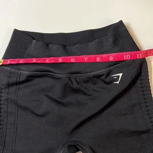 GYMSHARK‎ GLOW Seamless Black Shorts Cutout Perforated XS Stretch Workout NWOT thumbnail 10