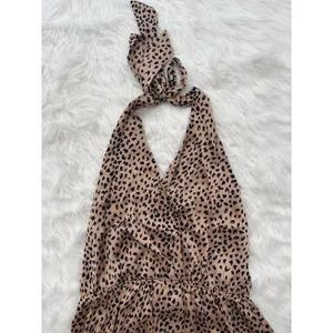 Cupshe Leopard Print Halter Romper Size Medium thumbnail 5