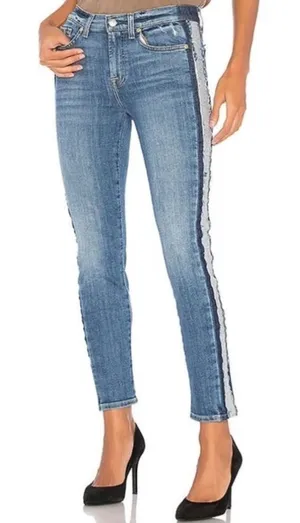 7 for all‎ mankind Roxanne Ankle Fray Jeans in Bright Houston Size 28 thumbnail 1