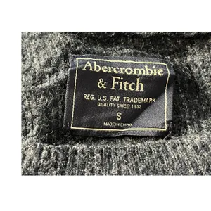 Abercrombie & Fitch Sweater Blue Small Split Back Lagenlook Preppy thumbnail 6