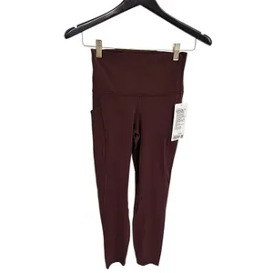 Lululemon Align High Rise leggings with pockets 25” size 6 Lava Cake NWT thumbnail 4