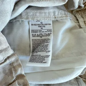GAP Women's High Waisted Pull On‎ Paper Bag Leopard Print Pants thumbnail 7