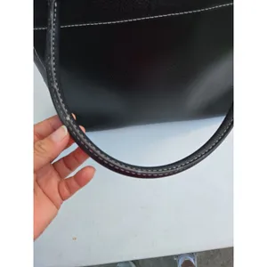 Kate Spade Black Leather Tote With Zip Front Pocket thumbnail 3