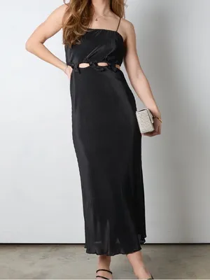 Vestique Serendipity Midi Dress Black thumbnail 2
