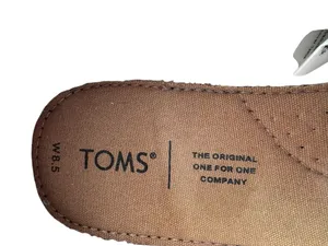 TOMS Burgundy and Red Plaid Slip-On thumbnail 2