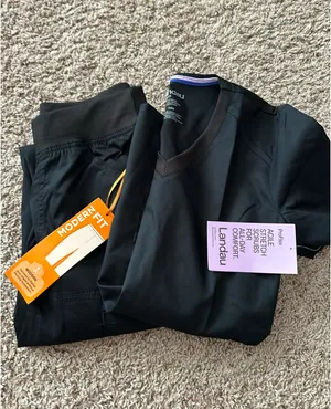 Landau scrubs Black Size XS thumbnail 2