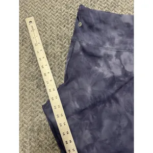lululemon Women's Align High-Rise 25 Tie Dye Blue Stretch Knit Yoga Leggings 20 thumbnail 9