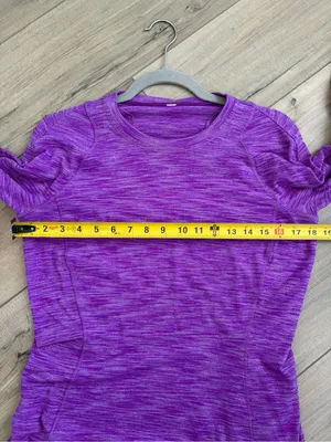 Lululemon Runderful Long Sleeve Heathered Tender Violet Warm Run Layering 10 thumbnail 7