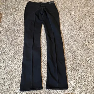 Levis 505 Straight‎ Leg Jeans Womens 28 Black Stretch Mid Rise Denim Pants thumbnail 7