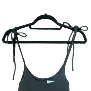 Tiger Mist Black Spaghetti Tie Strap Swing Tank Top‎ Size XS thumbnail 4