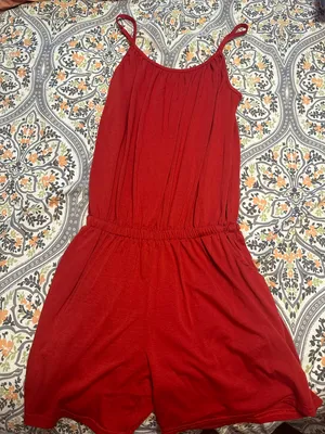 One Piece Red Romper thumbnail 4