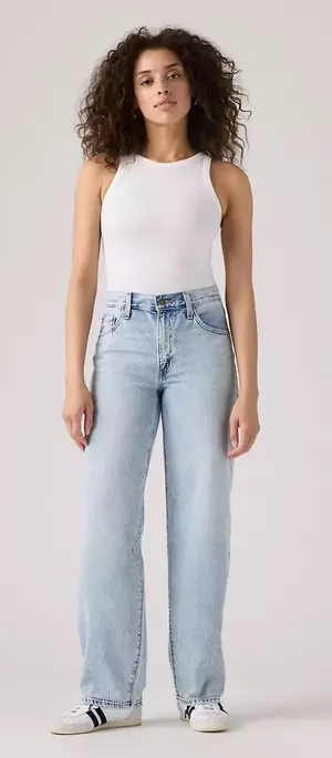Levi’s Baggy Dad Light Wash Jeans thumbnail 1