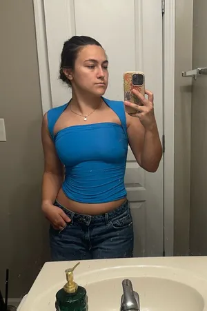 Aritzia Blue Tank Top thumbnail 1
