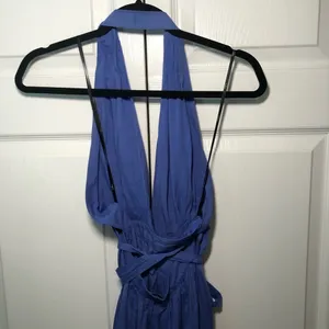Lulus Magical Movement Periwinkle Blue Wrap Maxi Dress Size M thumbnail 7