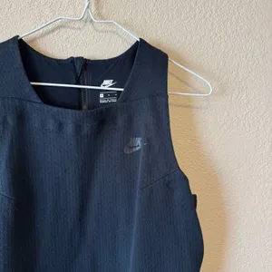 Nike Black Sleeveless Athletic Midi Dress Size M thumbnail 2