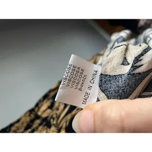 Tropical Palm Print Smocked Sundress Black Tan Adjustable Straps Mini thumbnail 4