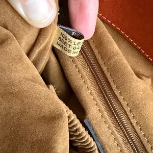 Patricia Nash Everton Tooled Leather Slouch‎ Drawstring Tote Bag Tan Cognac thumbnail 7