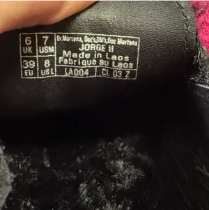 ✨ NWT Dr. Martens Jorge II WarmWair Fleece Slingback Mules - Black 🖤 (US W 8 / M 7 / EU 39) thumbnail 7