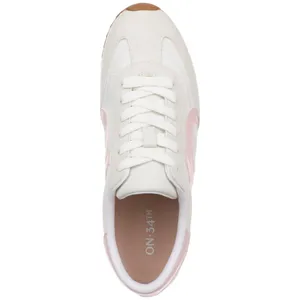 NWT On 34th Womens Madisonn Colorblock Sneakers 10020078700 Tan / Pink / Bone 5M thumbnail 3