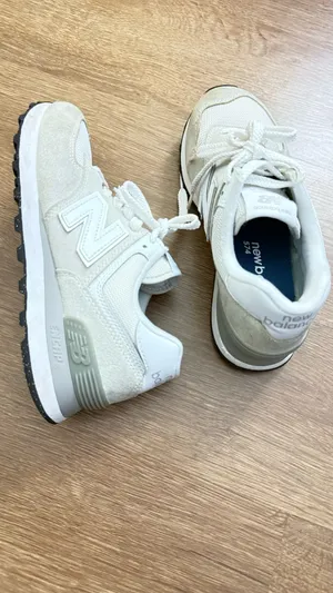New Balance 574 Core - Nimbus Cloud, Gray/White - Size 6mWomen / 4.5 Men US thumbnail 5