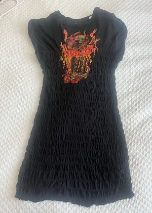 Urban Outfitters Black Scrunch Dress thumbnail 1