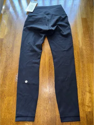Lululemon Wunder Train High Rise 25” Black Size 4 NWT thumbnail 3