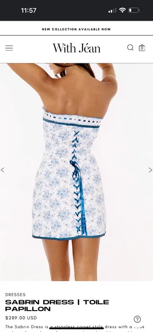 With Jean Sabrin dress thumbnail 3