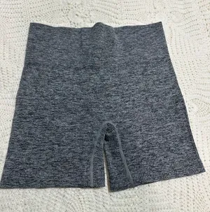 Colsie Heather Charcoal Seamless Bike Shorts thumbnail 1