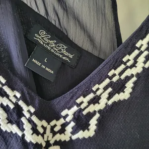 Lucky Brand Tank with Embroidery thumbnail 3
