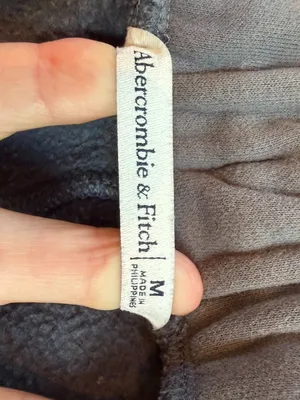 Abercrombie & Fitch Super Soft Grey Sweatpants Joggers Size Medium thumbnail 8