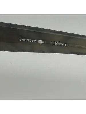 Lacoste Gray Rectangular Sunglasses with Dark Lenses thumbnail 8