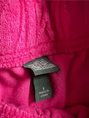 wild fable Bright Pink Terry Drawstring Athletic Shorts thumbnail 2