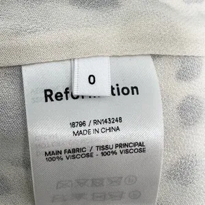 Reformation Shelby Dress Ocelot White Black Print Midi Slit Bustier Chic Size 0 thumbnail 8