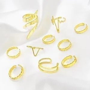 Gold Stacking Ring Set thumbnail 1