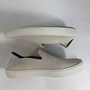 Rothy's 7.5 Sneakers The‎ Original Slip-On Sustainable Knit Washable Sand Beige thumbnail 4