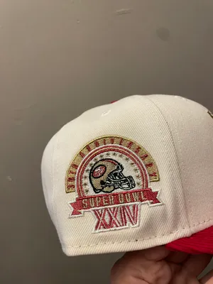 New Era Myfitteds San Francisco 49ers Super Bowl 30th anniversary patch size 7 1/8 brand new thumbnail 3