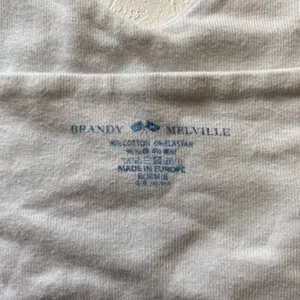 Brandy Melville White Cropped Cami Tank One Size XS S Y2K thumbnail 4