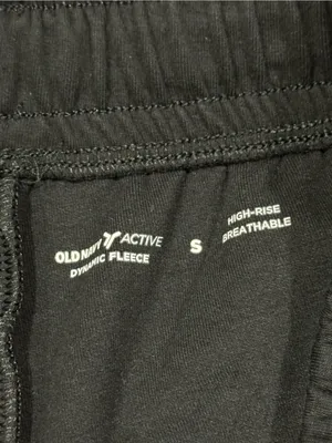 Old Navy Active Black Piped Sweatpants Size Small thumbnail 2
