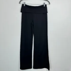 Edikted Wide Leg Pants Size Small Black Foldover Waist Y2K NWT‎ Bratz Doll 90s thumbnail 3