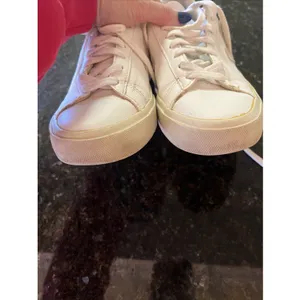 Size 7 VEJA Campo White Sneakers Tennis Shows White Gold Campo Trendy Low Top thumbnail 8