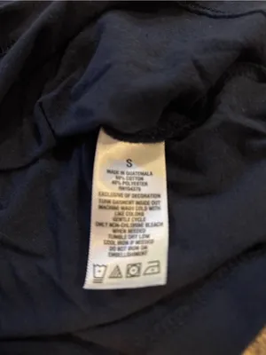 LuLaRoe Navy Ribbed Tee - Size XXS thumbnail 6