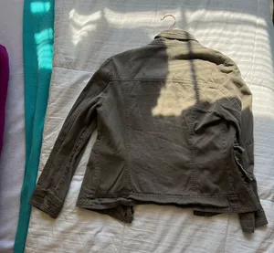 Green Cargo Zip Jacket thumbnail 3