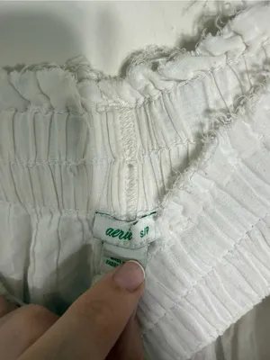 Aerie Rock N’ Ruffle White Tiered Mini Skirt Small thumbnail 5