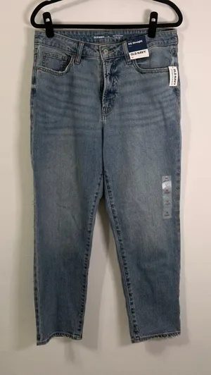 Old Navy High-Waisted OG Straight Jeans Sz 12 NWT thumbnail 1